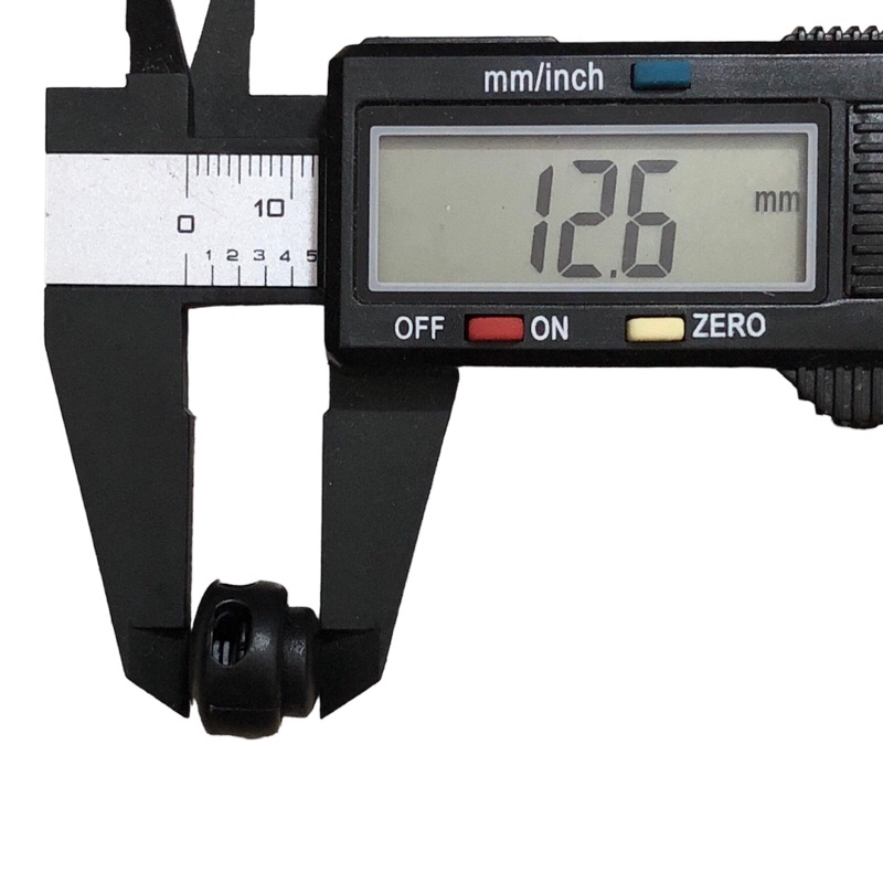 5 cái - Nút chặn nhựa 2 lỗ hình hạt nút tròn dùng chặn dây rút áo khoác, balo rút, thời trang