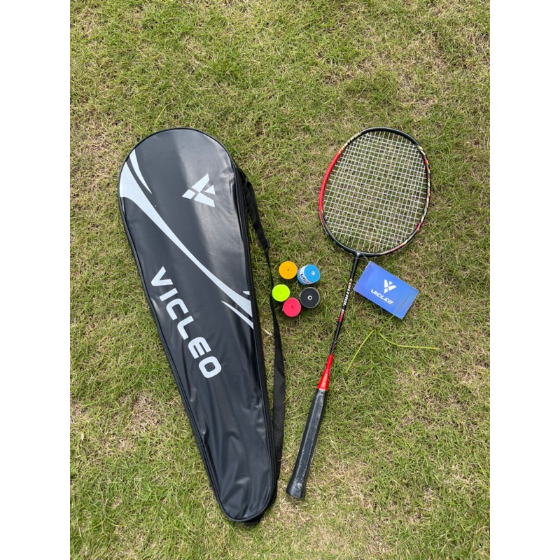 Vợt cầu lông khung carbon Vicleo chính hãng căng 9kg 10kg siêu nhẹ, chơi phong trào giá rẻ