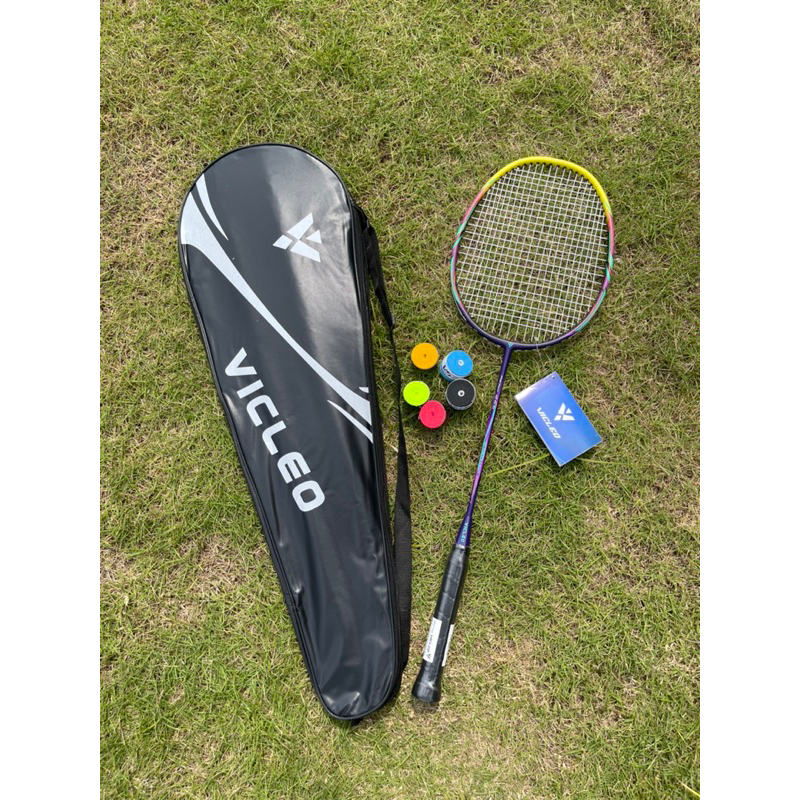 Vợt cầu lông khung carbon Vicleo chính hãng căng 9kg 10kg siêu nhẹ, chơi phong trào giá rẻ