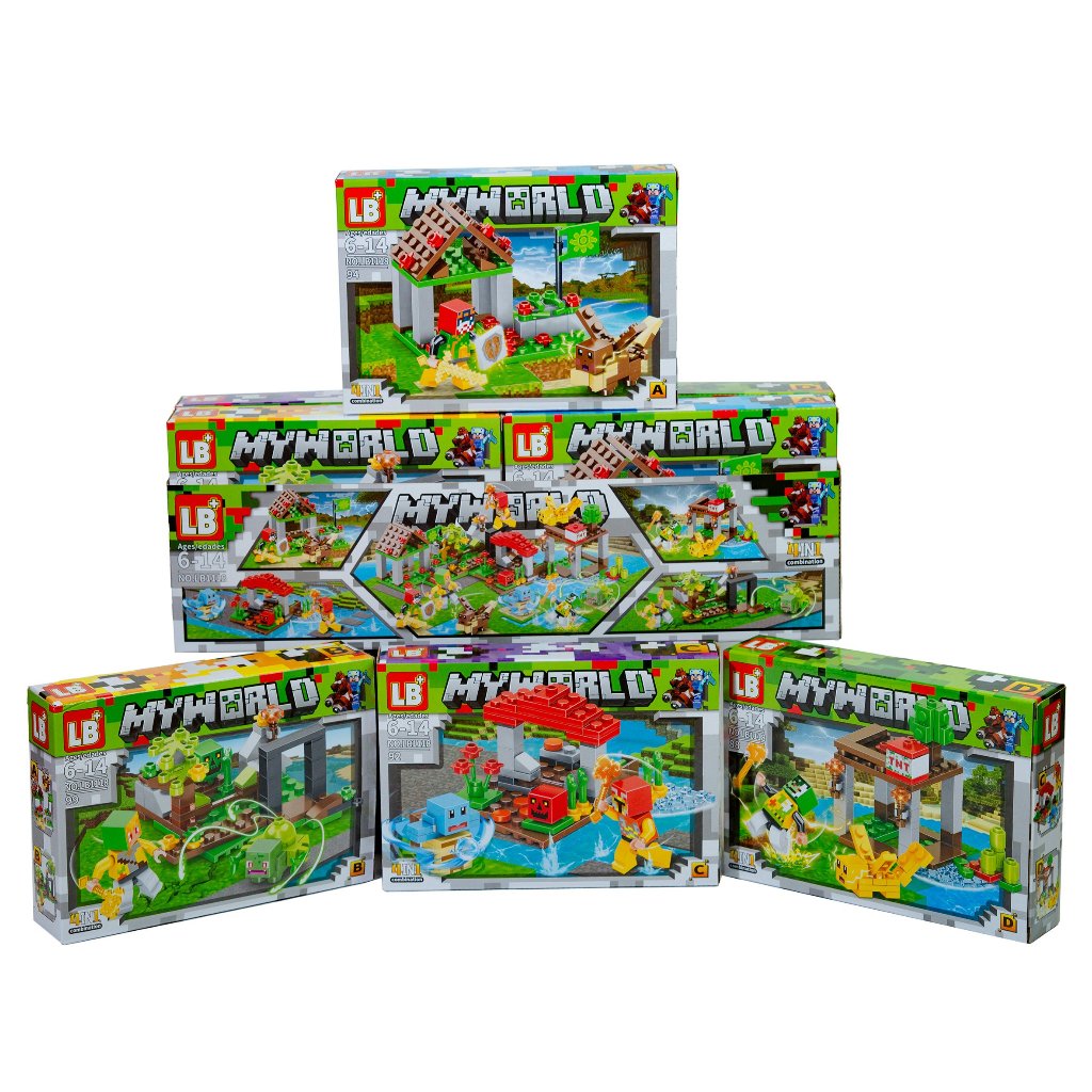 Bộ Đồ Chơi Xếp Hình Lego Lốc 8-Đồ Chơi Trí Tuệ-Đồ Chơi Thông Minh Dành Cho Trẻ Em