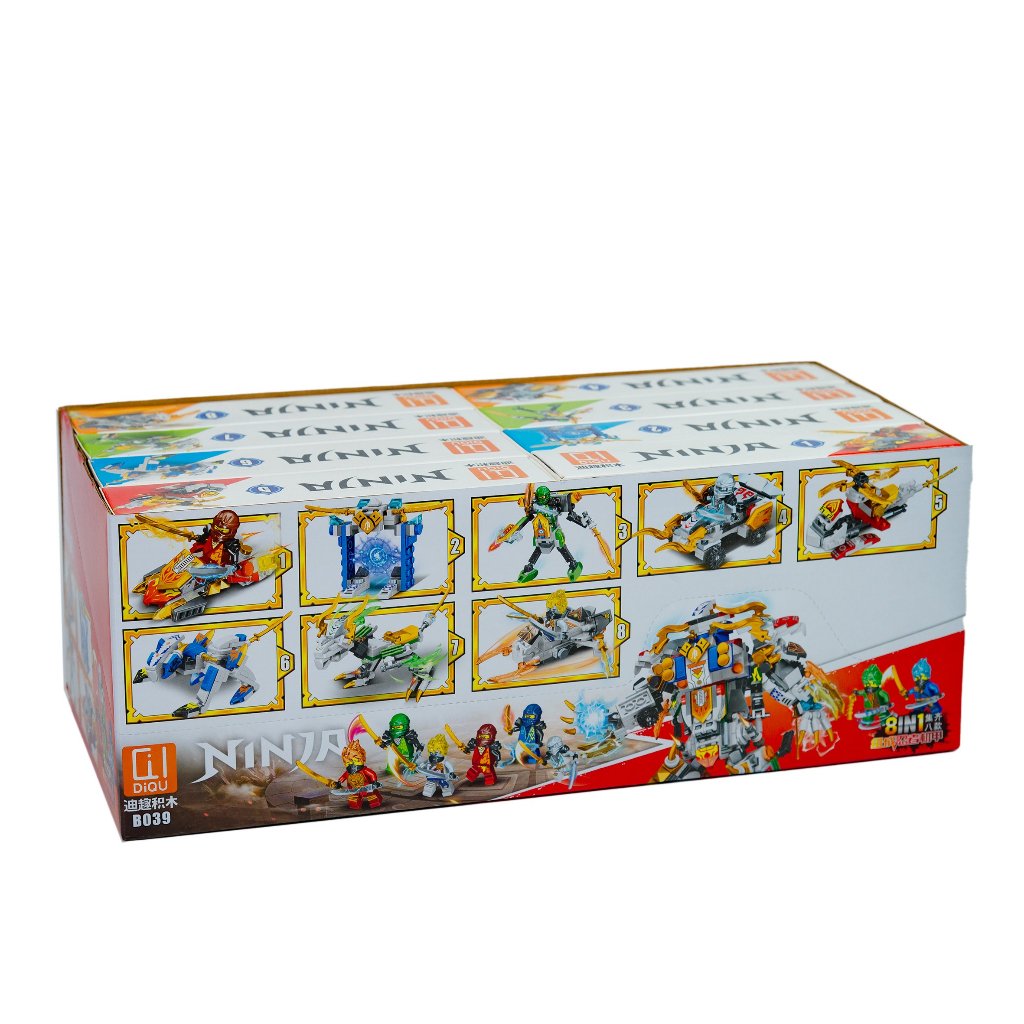 Bộ Đồ Chơi Xếp Hình Lego Lốc 8-Đồ Chơi Trí Tuệ-Đồ Chơi Thông Minh Dành Cho Trẻ Em