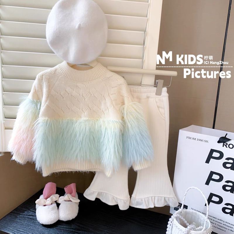 Áo Len Lông nhẹ nhàng cho bé gái hàng quảng châu