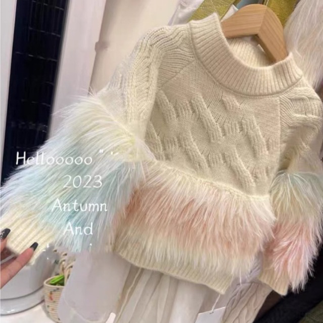 Áo Len Lông nhẹ nhàng cho bé gái hàng quảng châu