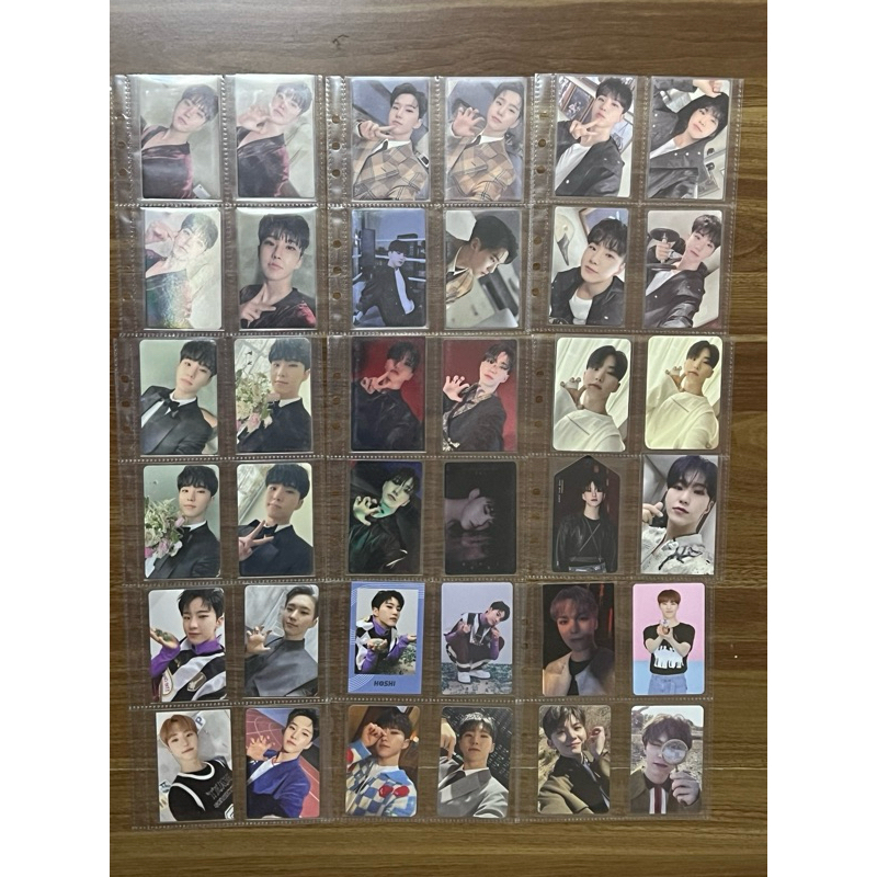 Giấy bo góc, card album nhóm nhạc 17/seventeen
