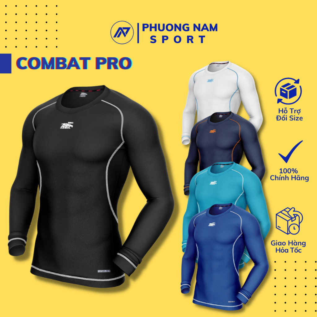 Áo giữ nhiệt nam,áo thun nam body dài tay tập gym cao cấp co giãn 4 chiều chơi thể thao đủ màu