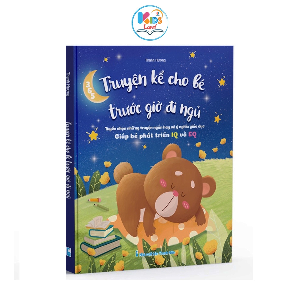 Sách - 365 Truyện Kể Cho Bé Trước Giờ Đi Ngủ Giúp Bé Phát Triển IQ Và EQ