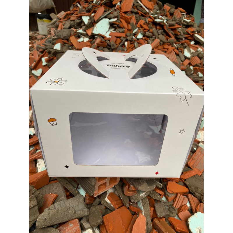 Combo 10 hộp bánh kem kèm đế .