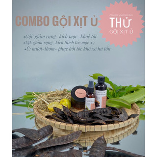 COMBO 3 MÓN GỘI+XỊT+Ủ XẢ (size dùng thử)