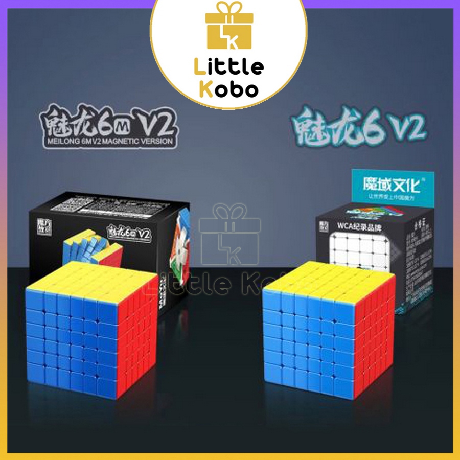 Rubik 6x6 MoYu MeiLong 6M V2 Magnetic Rubic 6 Tầng Có Nam Châm Đồ Chơi Trí Tuệ Trẻ Em Phát Triển Tư Duy 6x6x6