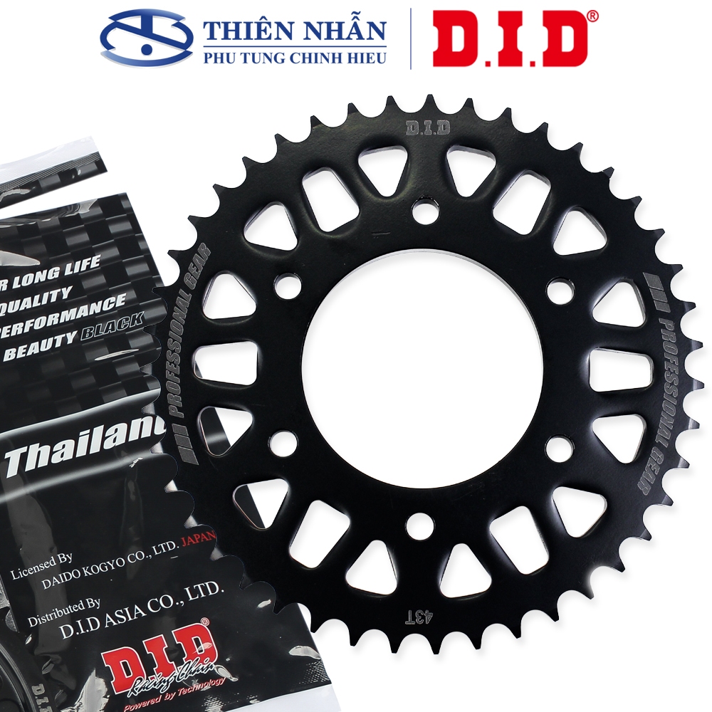 Dĩa DID Exciter 150 428-43T Professional Gear