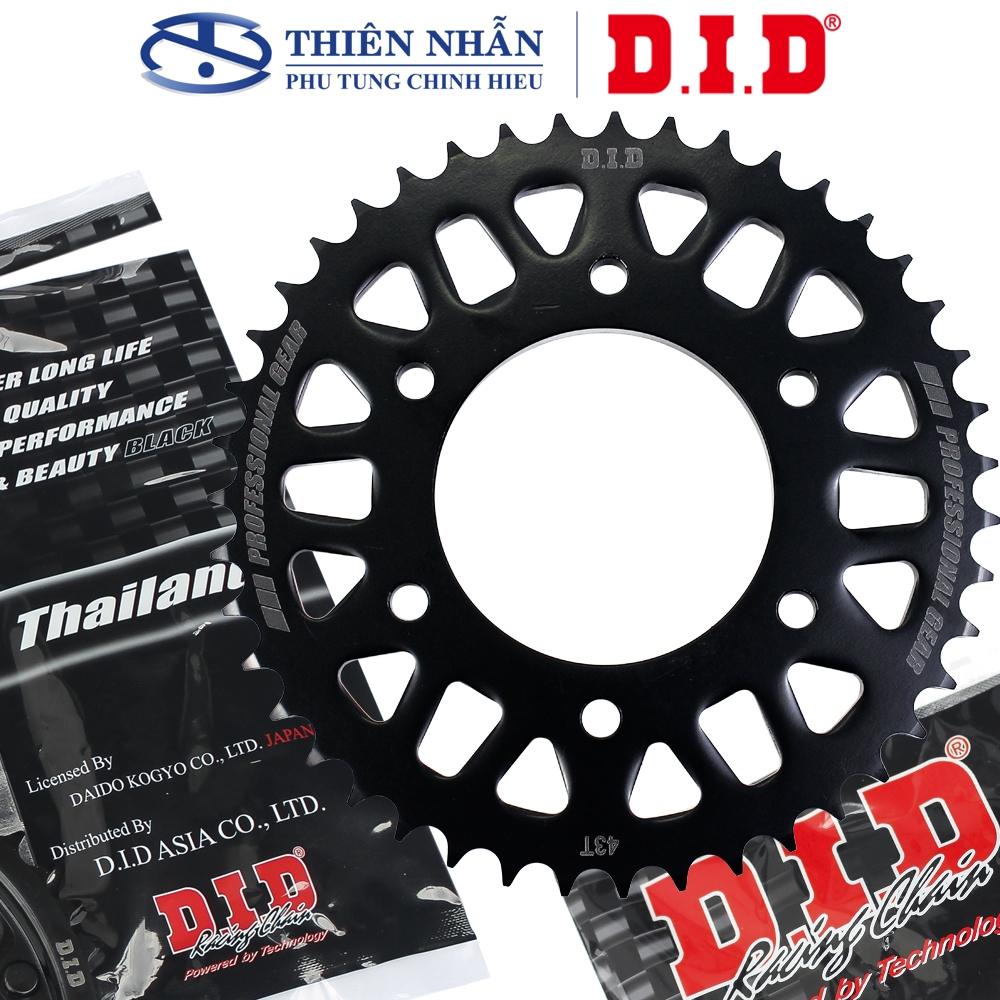 Dĩa DID Exciter 150 428-43T Professional Gear