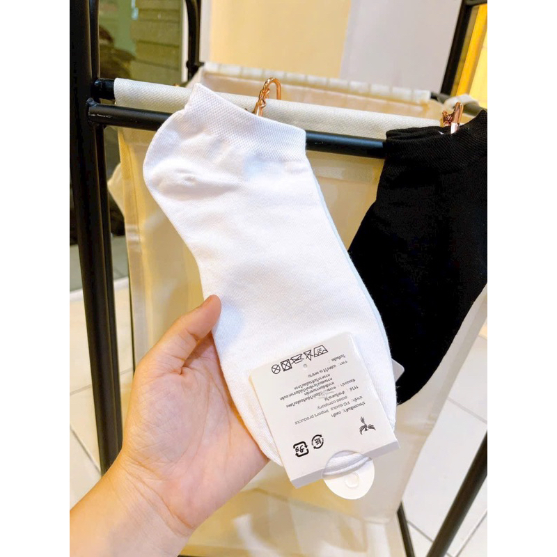 Tất trơn đen trắng thái lan