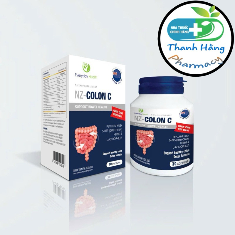 Viên uống hỗ trợ tiêu hoá Nz ColonC 30viên