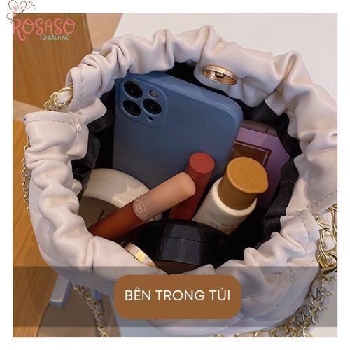 Túi xách nữ đeo vai đẹp đi chơi đi làm giá rẻ da PU mẫu mới 2023 ROSASO TX102