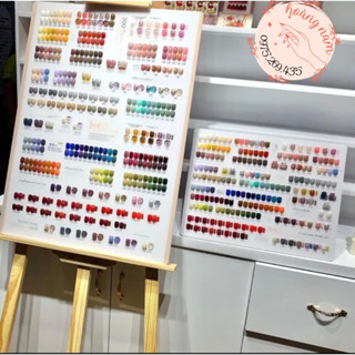 Set sơn gel 200 màu tặng kèm khung trưng bày mẫu to,kèm bảng màu, hàng chính hãng [ Nam Nail HN ]