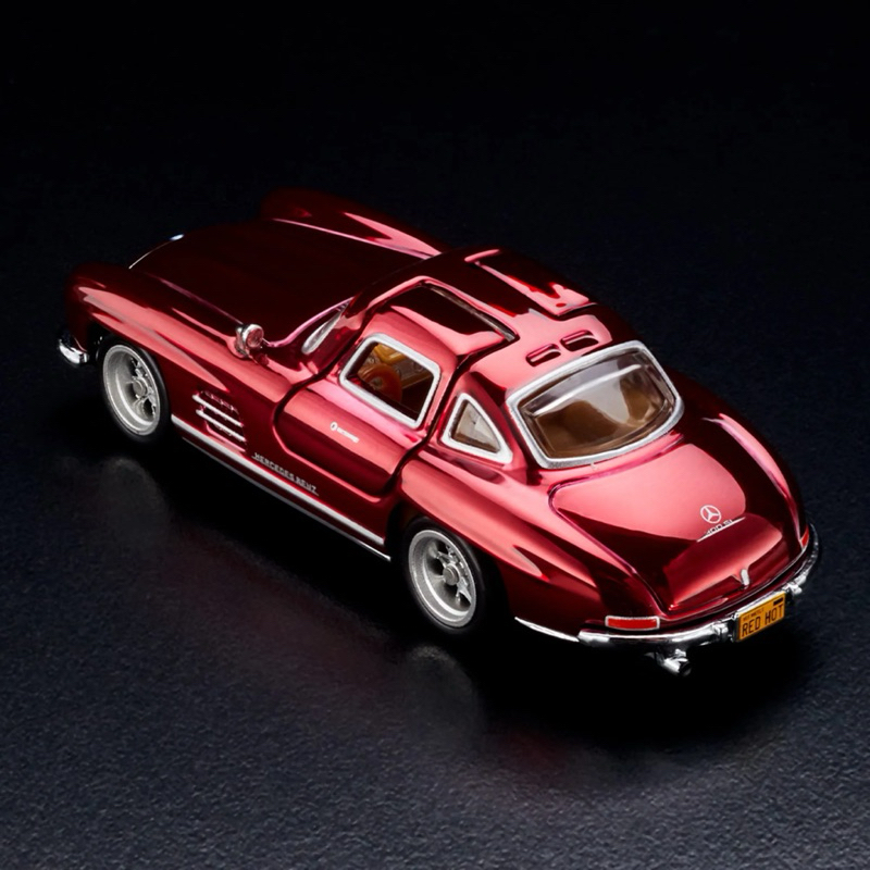 BoonShop Xe Mô Hình Hot Wheels RLC 1955 Mercedes-Benz 300 SL - "Oxblood"