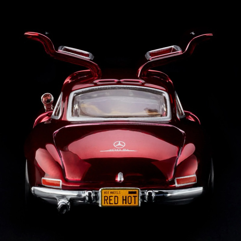BoonShop Xe Mô Hình Hot Wheels RLC 1955 Mercedes-Benz 300 SL - "Oxblood"