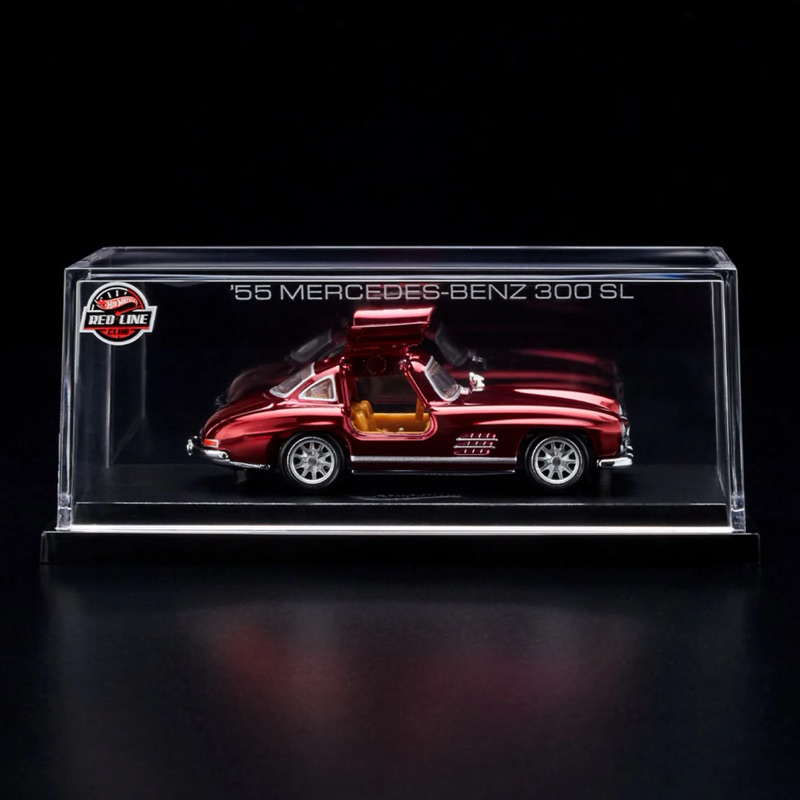BoonShop Xe Mô Hình Hot Wheels RLC 1955 Mercedes-Benz 300 SL - "Oxblood"