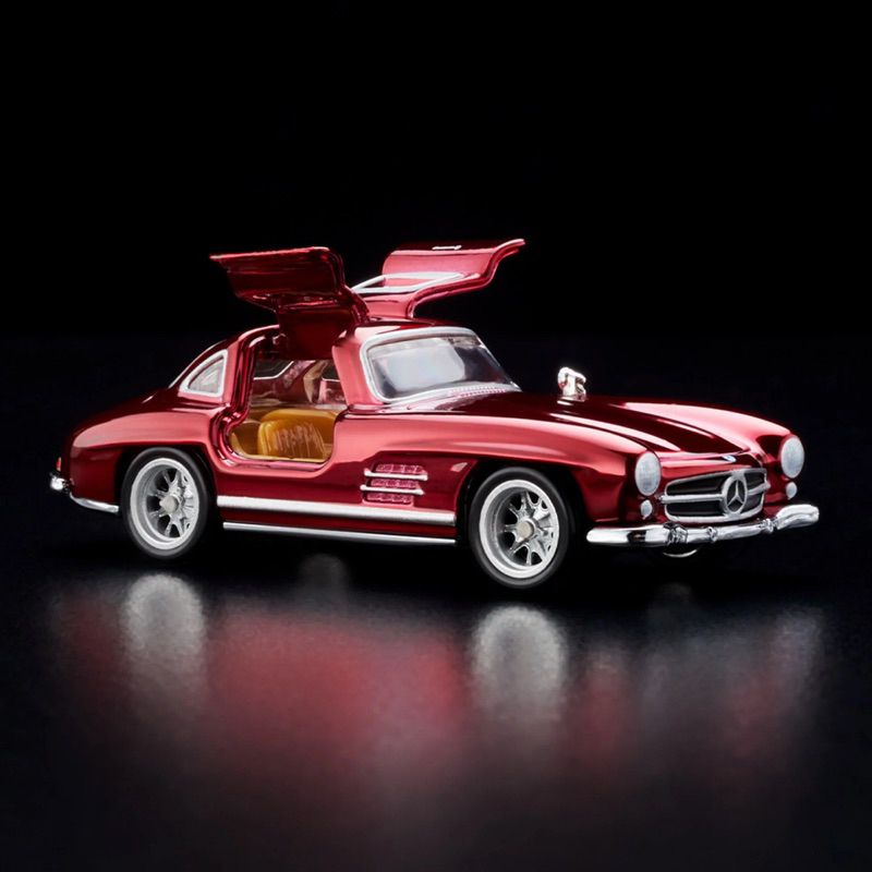 BoonShop Xe Mô Hình Hot Wheels RLC 1955 Mercedes-Benz 300 SL - "Oxblood"