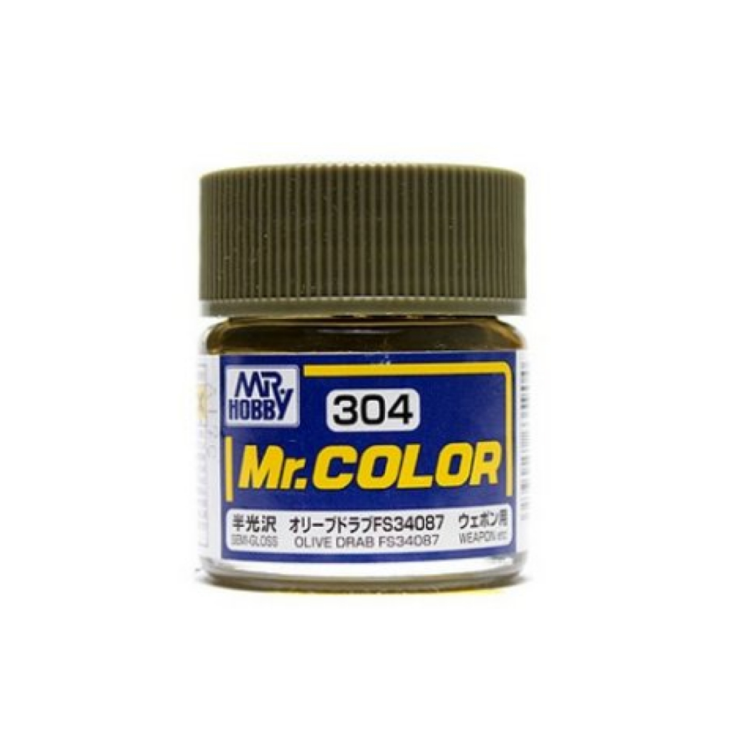 Sơn Mr.Color C304 "Oliver Drab" gốc Lacquer | Sơn gốc dầu | Sơn Mô Hình Quân sự | Sơn mô hình Gundam |