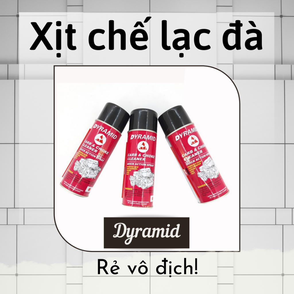 Xịt chế hòa khí ô tô Linh Anh Car - Xịt chế hòa khí Camel