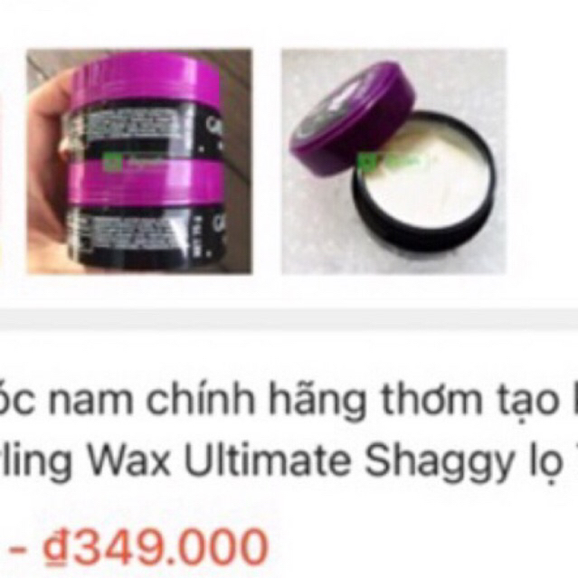 Sáp vuốt tóc khô giữ nếp tạo kiểu tóc nam Gatsby Styling Wax Ultimate Shaggy lọ 75g chính hãng cứng bóng thơm tốt giá rẻ