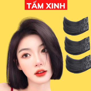Tóc giả kẹp phồng chân tóc làm dầy tóc hàng loại 1 chất tóc hàn quốc GIÁ 1 CHIẾC - KP10CM