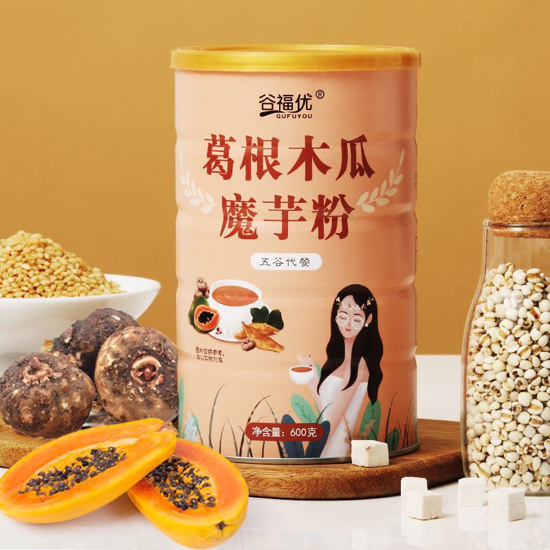 Bột konjac đu đủ sắn dây dinh dưỡng ăn liền - nở ngực tự nhiên C74