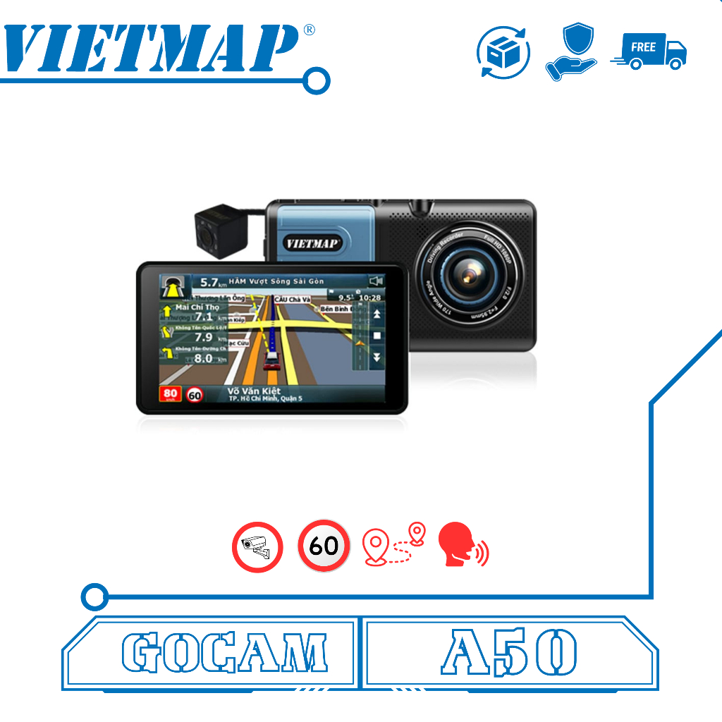 CAMERA HÀNH TRÌNH VIETMAP A50