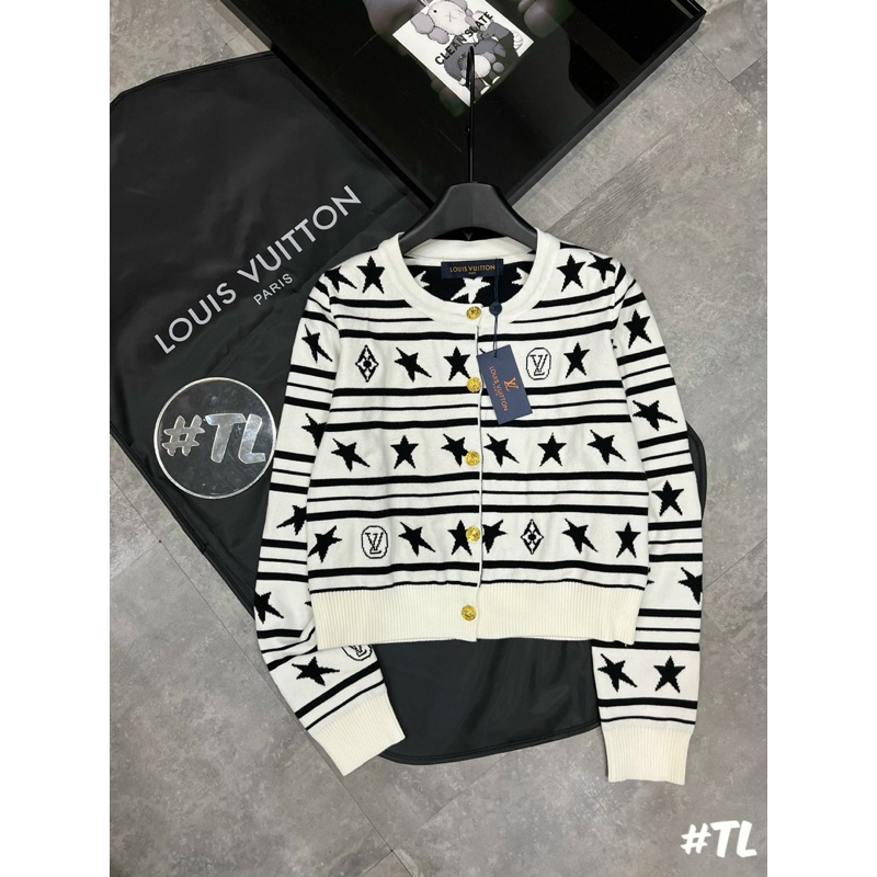 Áo Len Khuy L .V Sao Trắng Siu Cấp