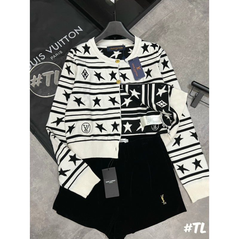 Áo Len Khuy L .V Sao Trắng Siu Cấp