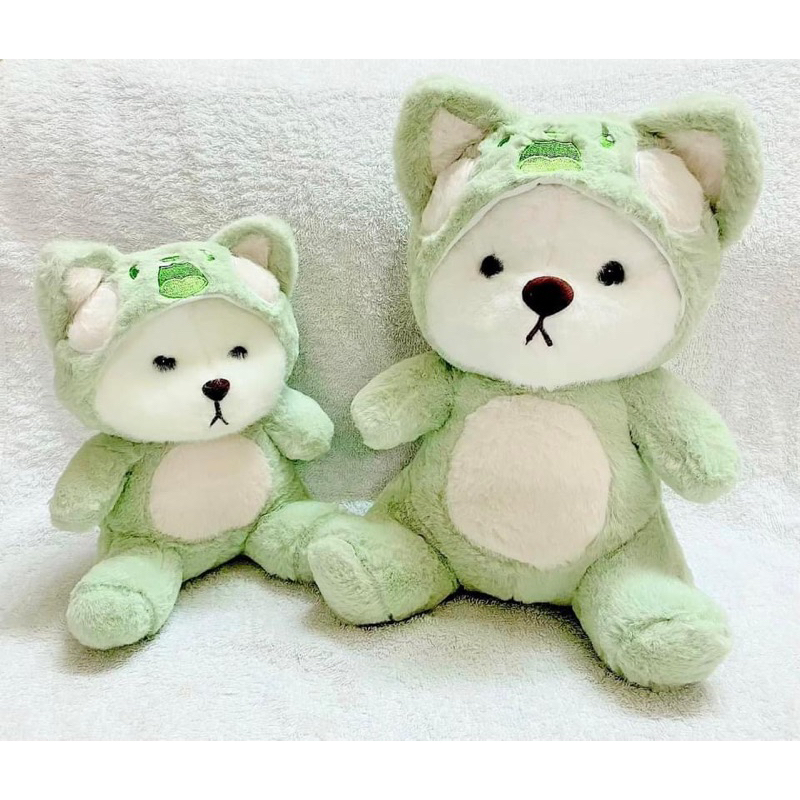 Lena cosplay dudu đáng yêu màu xanh bơ 25cm