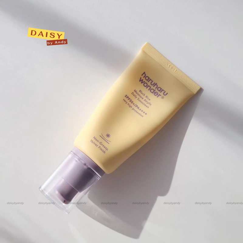 Kem chống nắng phổ rộng Haruharu Wonder 𝗕𝗹𝗮𝗰𝗸 𝗥𝗶𝗰𝗲 𝗠𝗼𝗶𝘀𝘁𝘂𝗿𝗲 𝗔𝗶𝗿𝘆𝗳𝗶𝘁 𝗗𝗮𝗶𝗹𝘆 𝗦𝘂𝗻𝘀𝗰𝗿𝗲𝗲𝗻 50ml