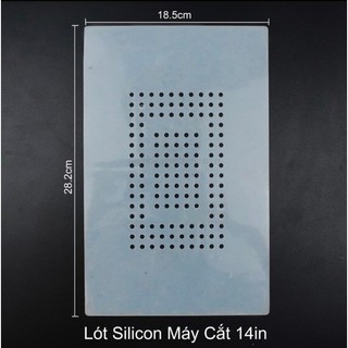 Đệm cao su trắng máy cắt kính 14in
