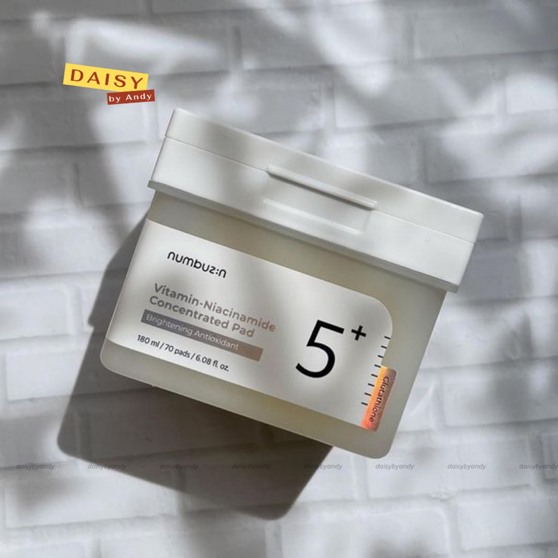 Miếng TBC Numbuzin No.5 Vitamin-Niacinamide Concentrated Pad 180ml