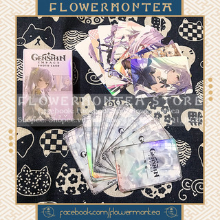 Set 10 thẻ hình | card hình hologram - genshin impact