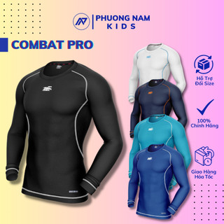 Áo giữ nhiệt nam,áo combat pro tập gym dài tay cao cấp co giãn 4 chiều chơi thể thao