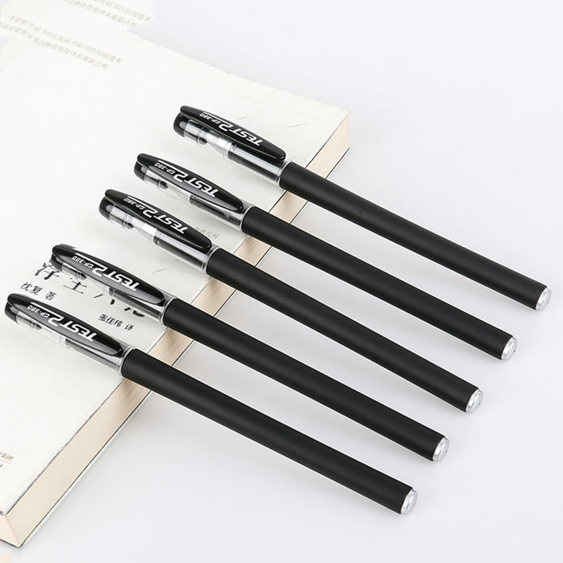 Thịnh hành Bút chép kinh_Bút bi viết chữ đẹp ngòi 0.5mm mực Gel có nắp mực đen