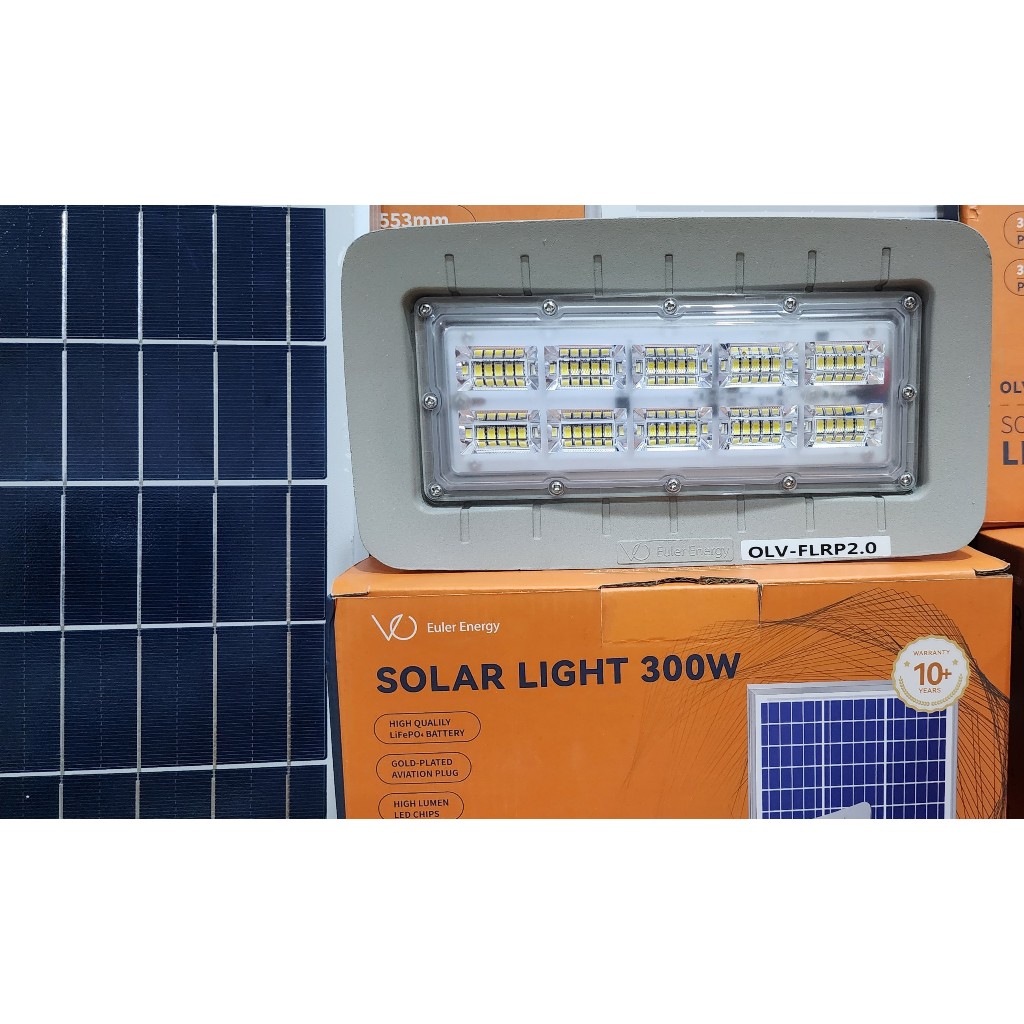 ĐÈN NĂNG LƯỢNG MẶT TRỜI BLUE CARBON -  OLV-FLRP 1.0 – CÔNG SUẤT 200W – CHIP CREE CỦA MỸ - BẢO HÀNH 05 NĂM -  THẢO ĐẠT