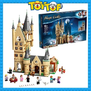 Đồ chơi lắp ráp Harry Potter lâu đài tòa tháp thiên văn Hogwarts Astronomy xếp hình Leji 19023 No 80004 mô phỏng 75969