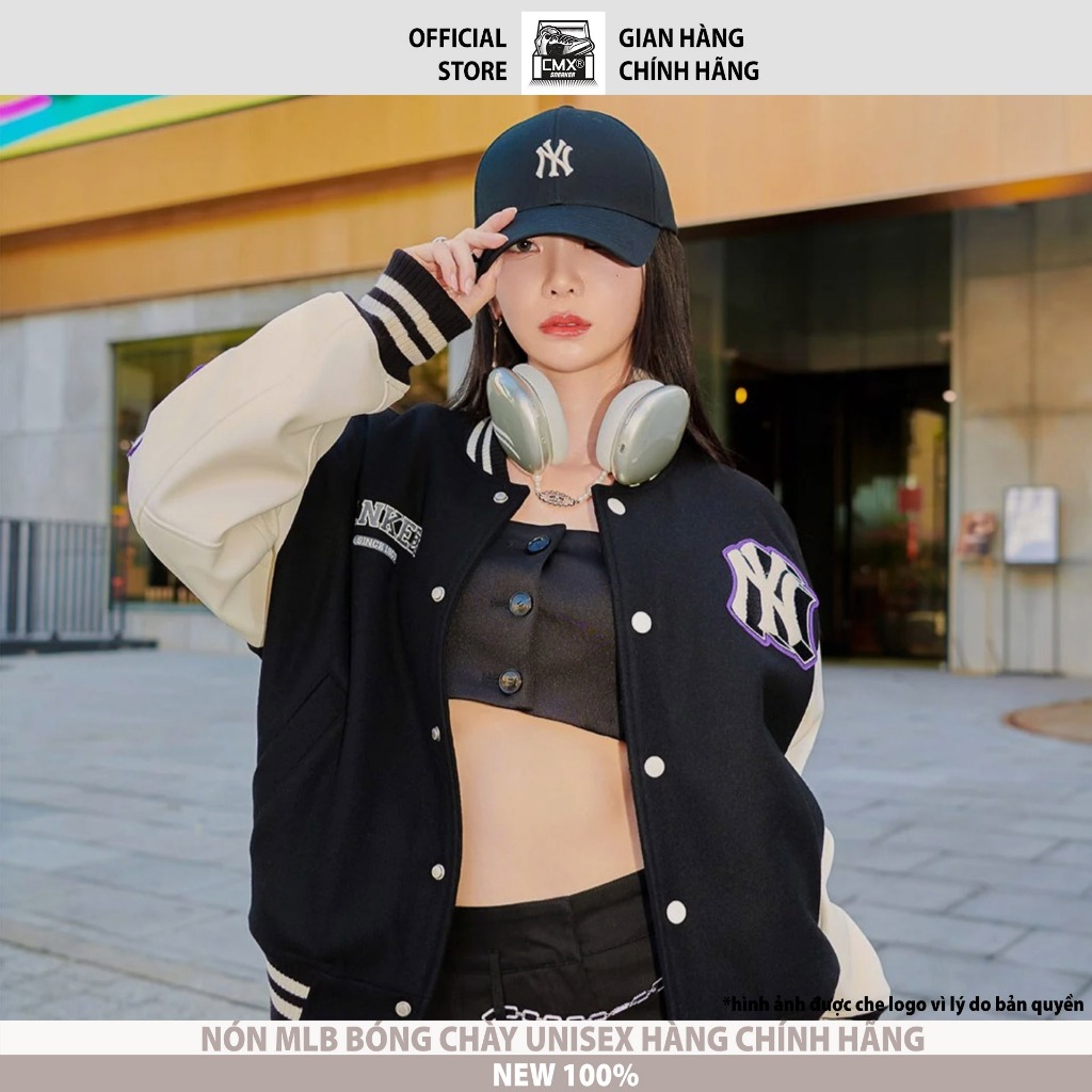 Nón / Mũ MLB LƯỠI TRAI UNISEX  - HÀNG CHÍNH HÃNG 100%