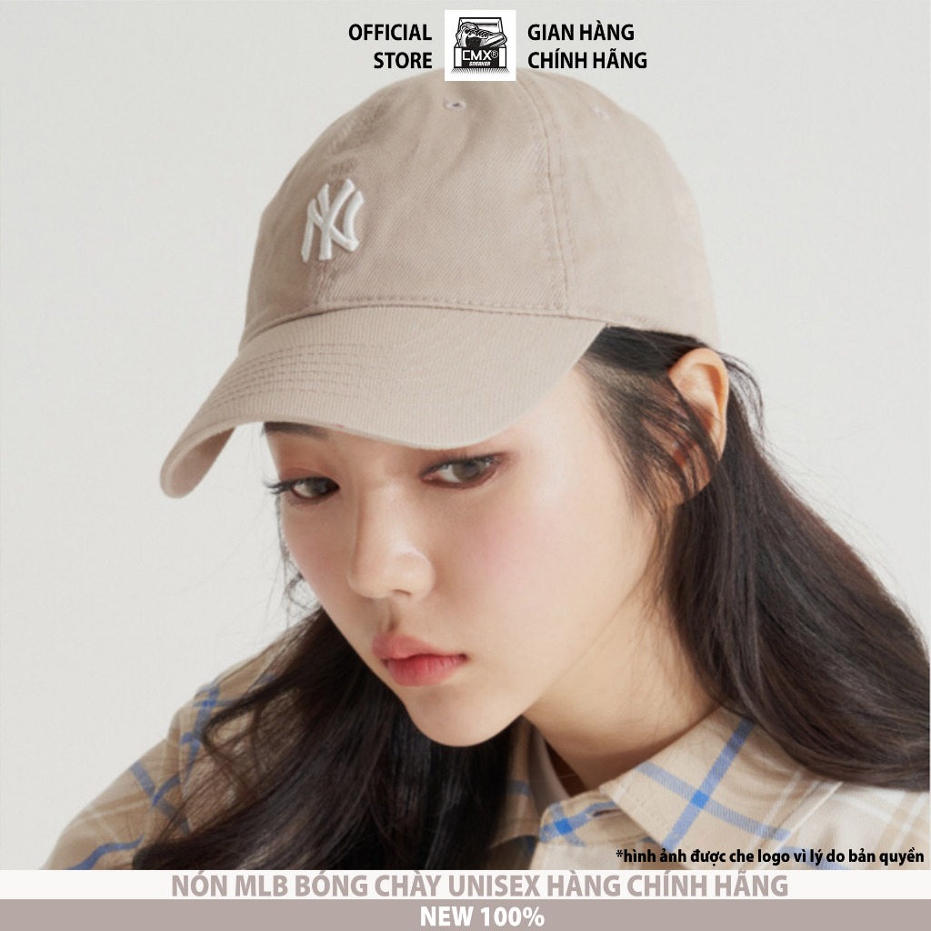 Nón / Mũ MLB LƯỠI TRAI UNISEX  - HÀNG CHÍNH HÃNG 100%