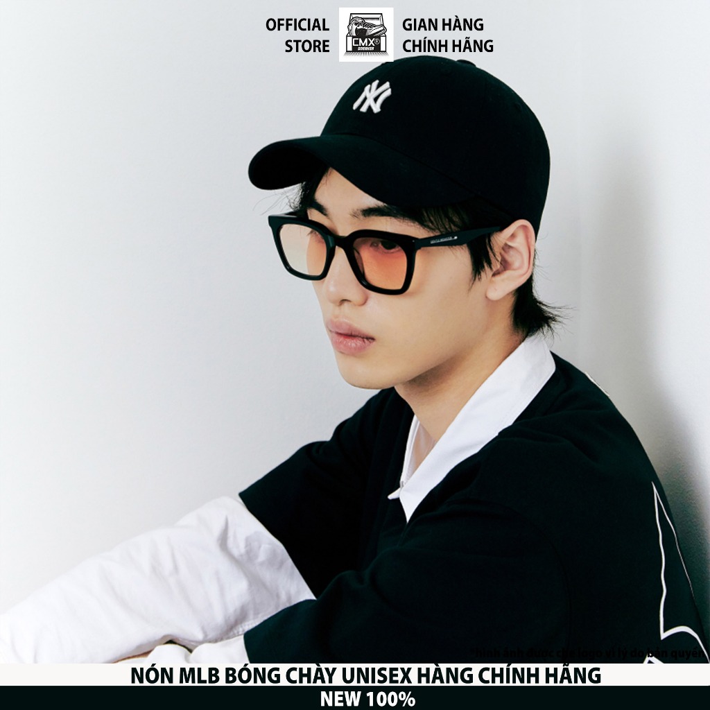 Nón / Mũ MLB LƯỠI TRAI UNISEX  - HÀNG CHÍNH HÃNG 100%