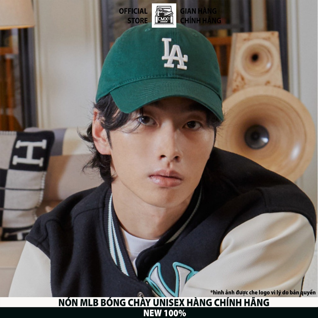 Nón / Mũ MLB LƯỠI TRAI UNISEX  - HÀNG CHÍNH HÃNG 100%