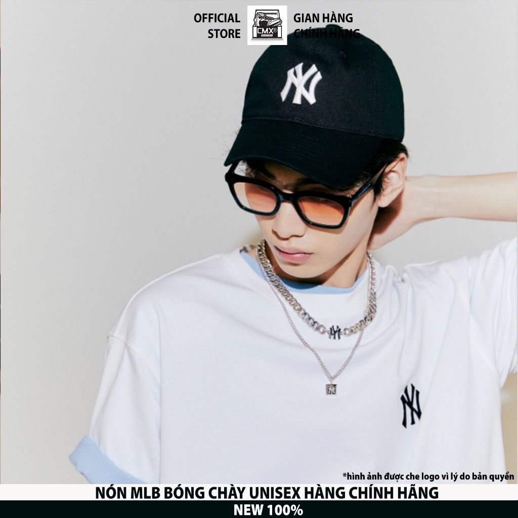 Nón / Mũ MLB LƯỠI TRAI UNISEX  - HÀNG CHÍNH HÃNG 100%