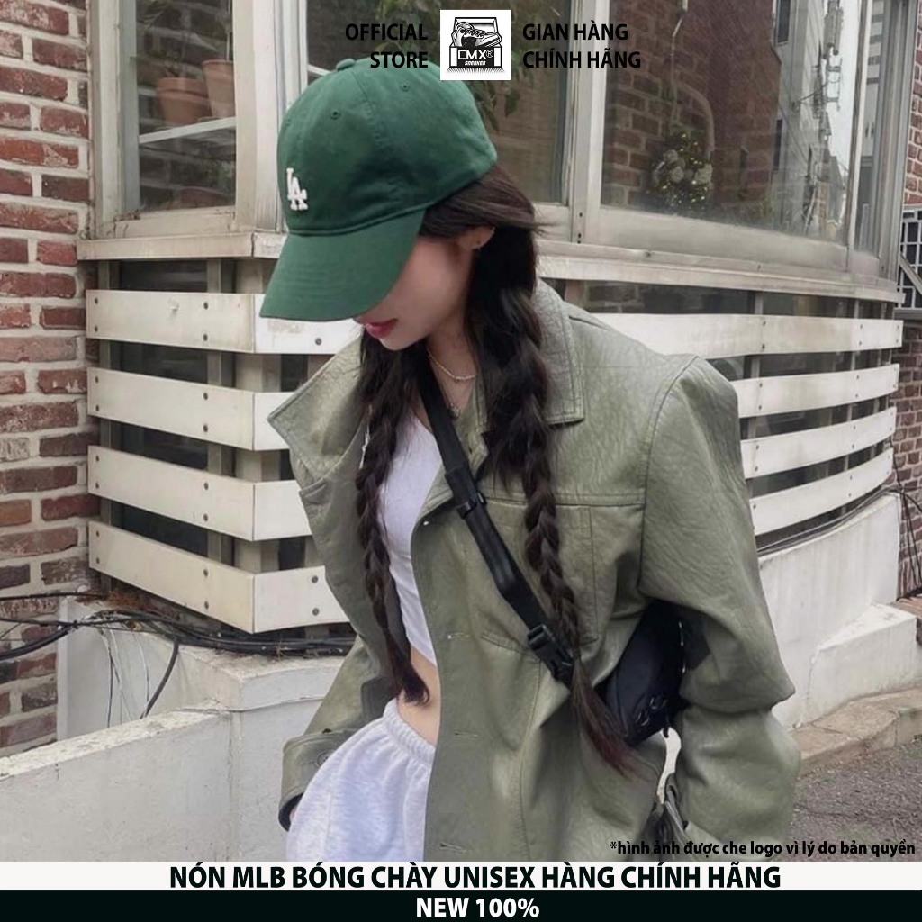 Nón / Mũ MLB LƯỠI TRAI UNISEX  - HÀNG CHÍNH HÃNG 100%