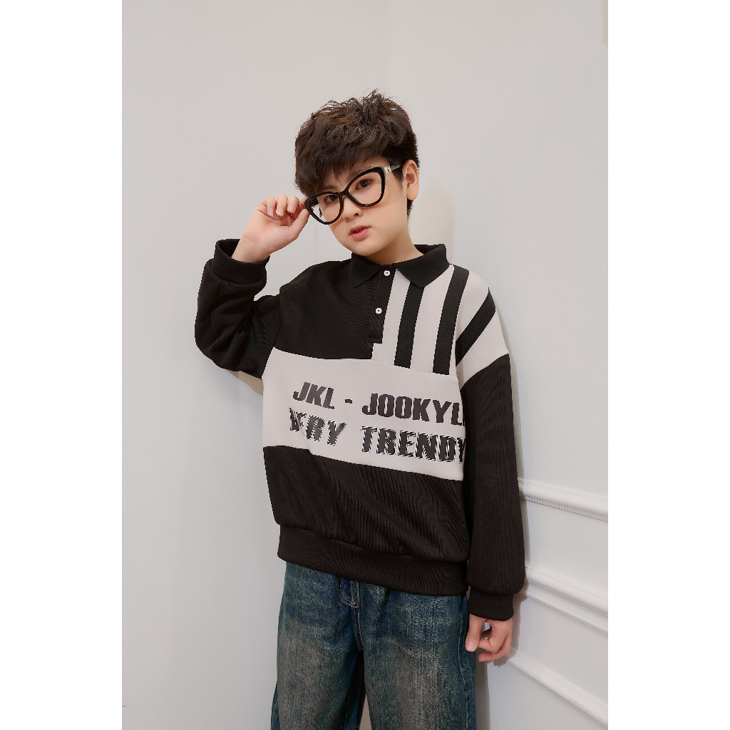 Áo Polo Nỉ Hàn Trendy -58B0649