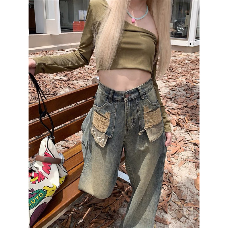 Quần jean rách ulzzang cá tính