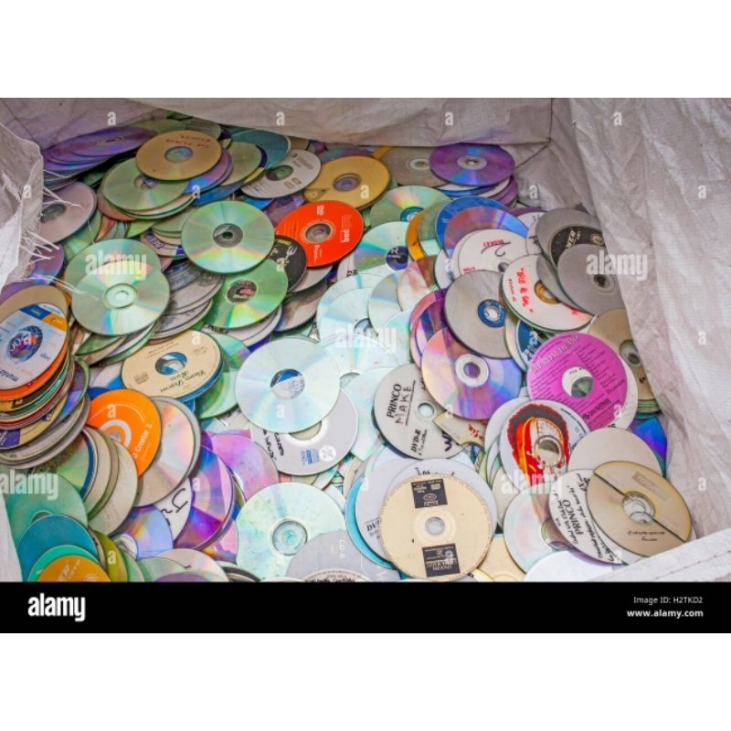 10 Dĩa CD VCD DVD ngẫu nhiên cũ