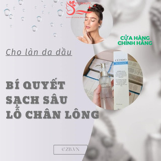 Dầu tẩy trang CÉTIDO 100ml - Giải pháp hoàn hảo cho làn da sạch mịn
